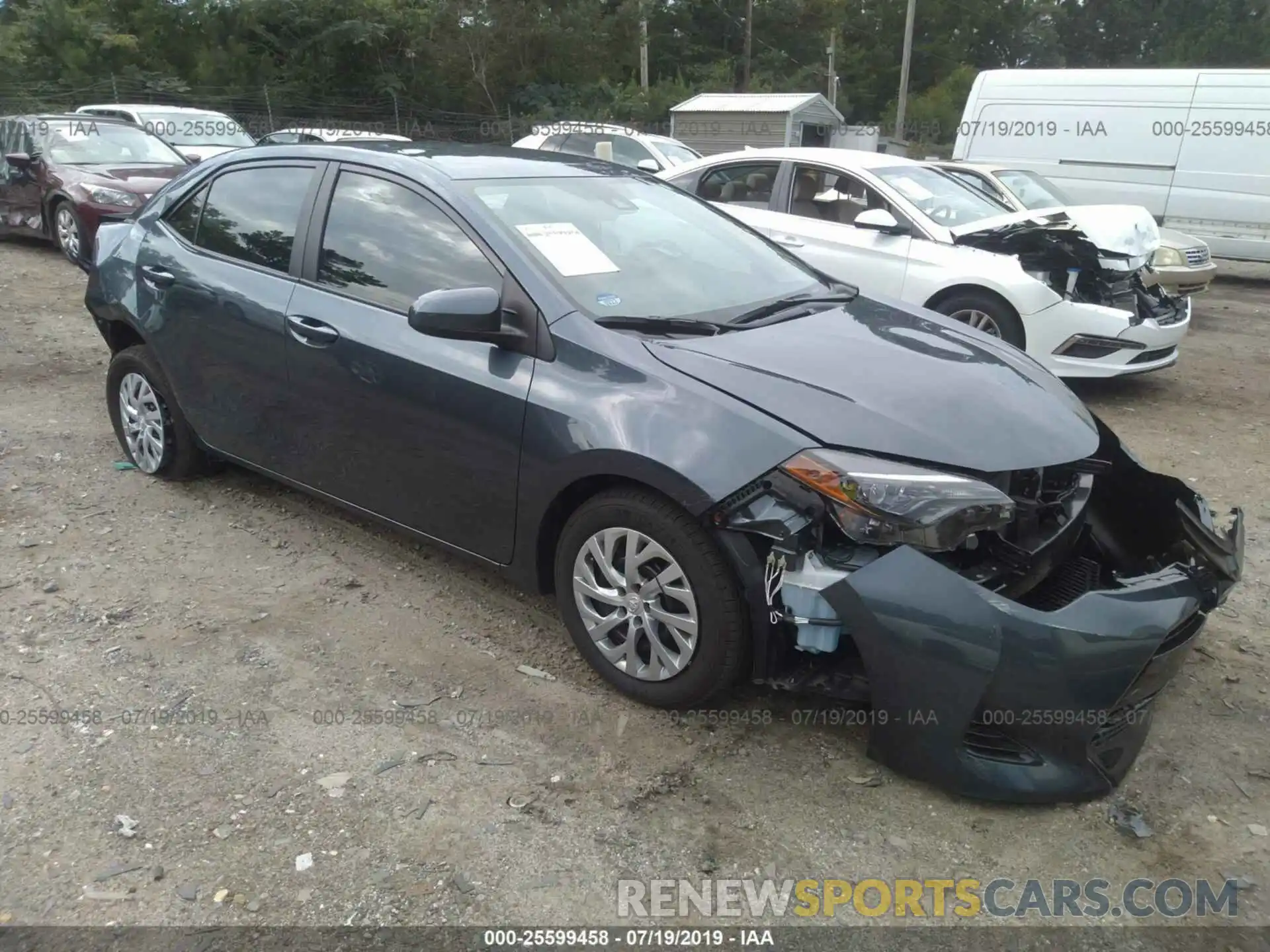 1 Photograph of a damaged car 2T1BURHE3KC204933 TOYOTA COROLLA 2019