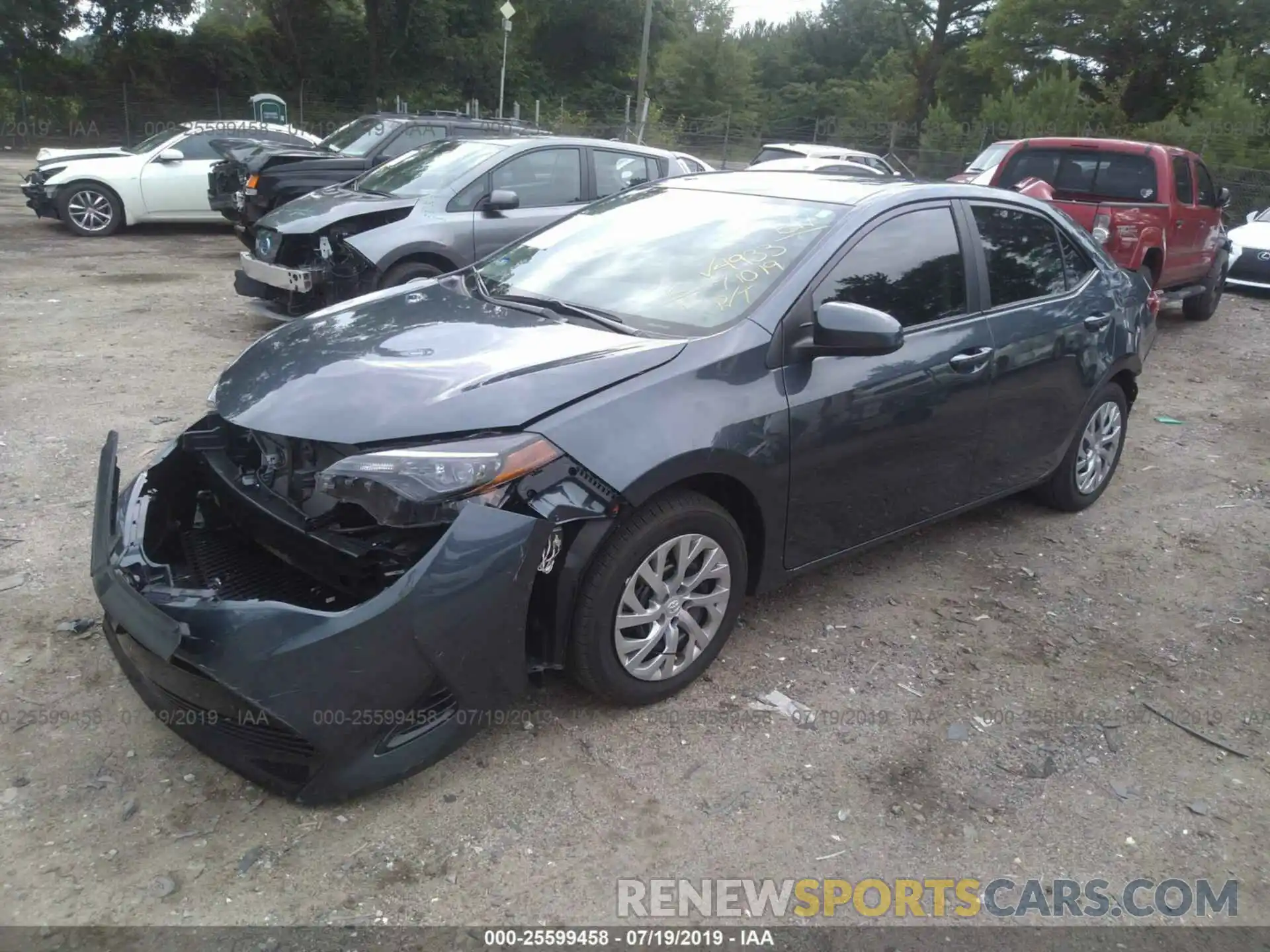 2 Photograph of a damaged car 2T1BURHE3KC204933 TOYOTA COROLLA 2019