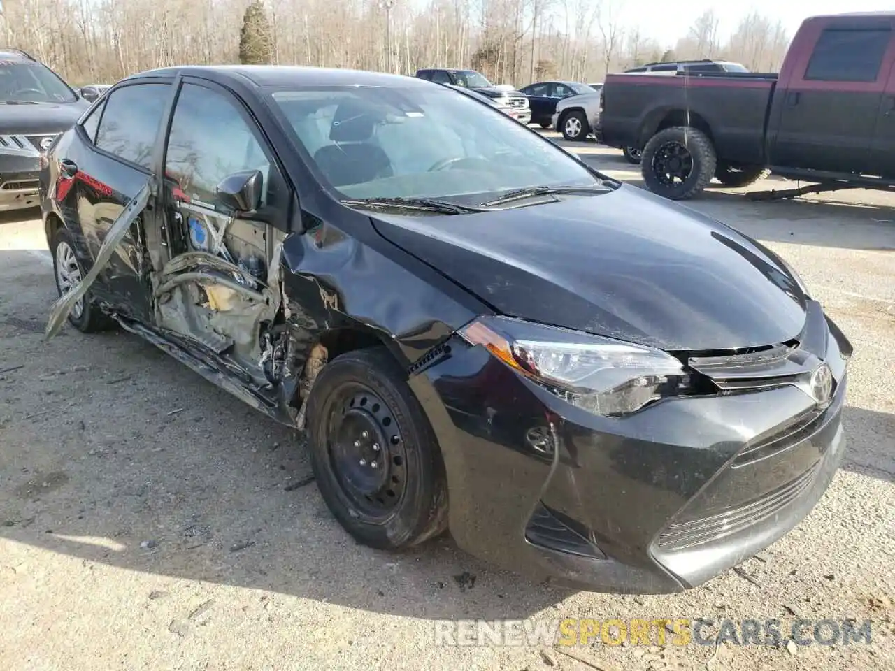 1 Photograph of a damaged car 2T1BURHE3KC205063 TOYOTA COROLLA 2019