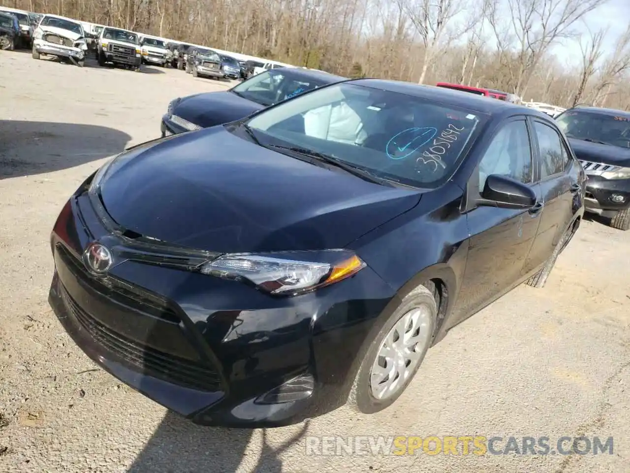 2 Photograph of a damaged car 2T1BURHE3KC205063 TOYOTA COROLLA 2019