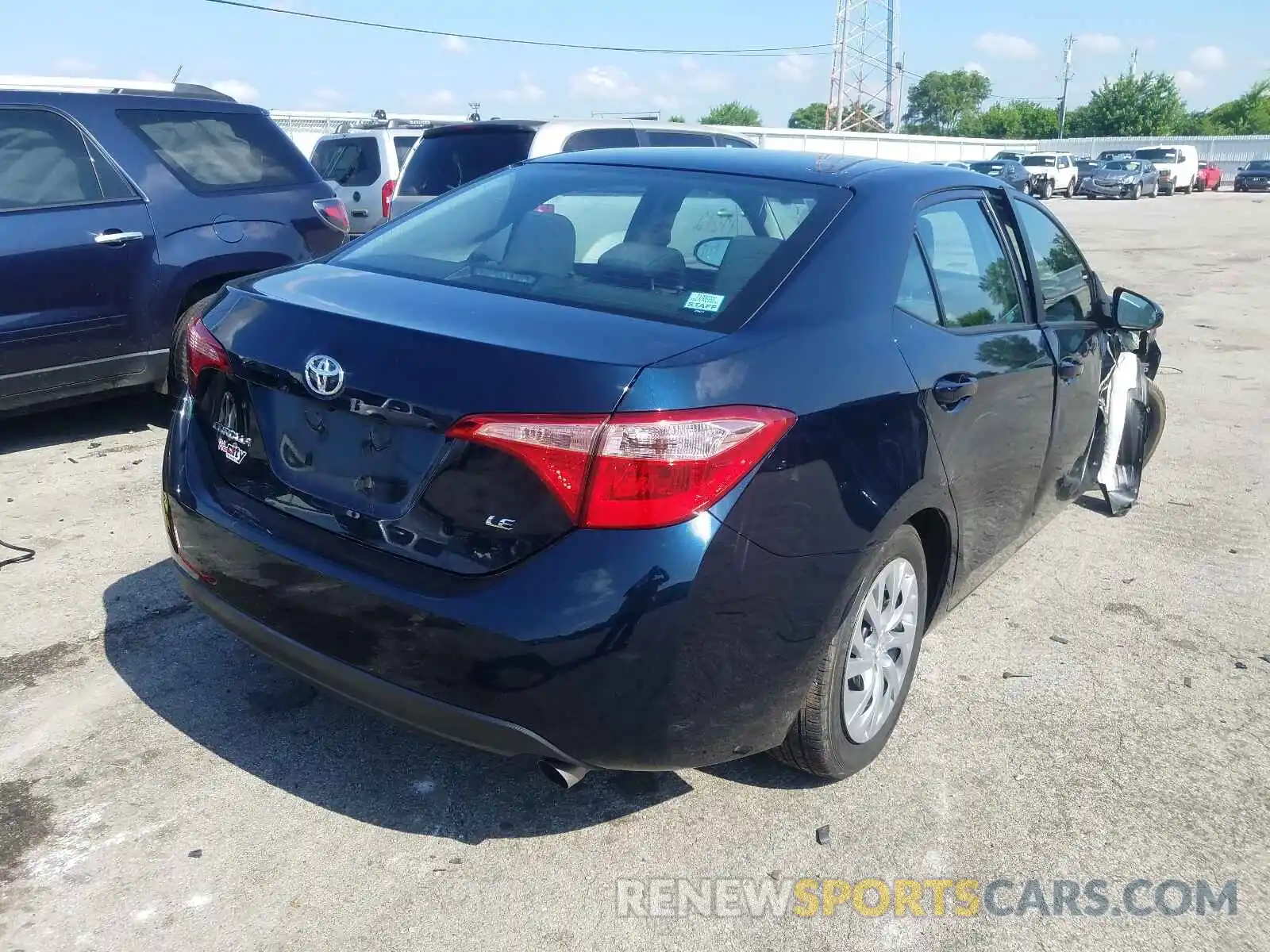 4 Photograph of a damaged car 2T1BURHE3KC205130 TOYOTA COROLLA 2019