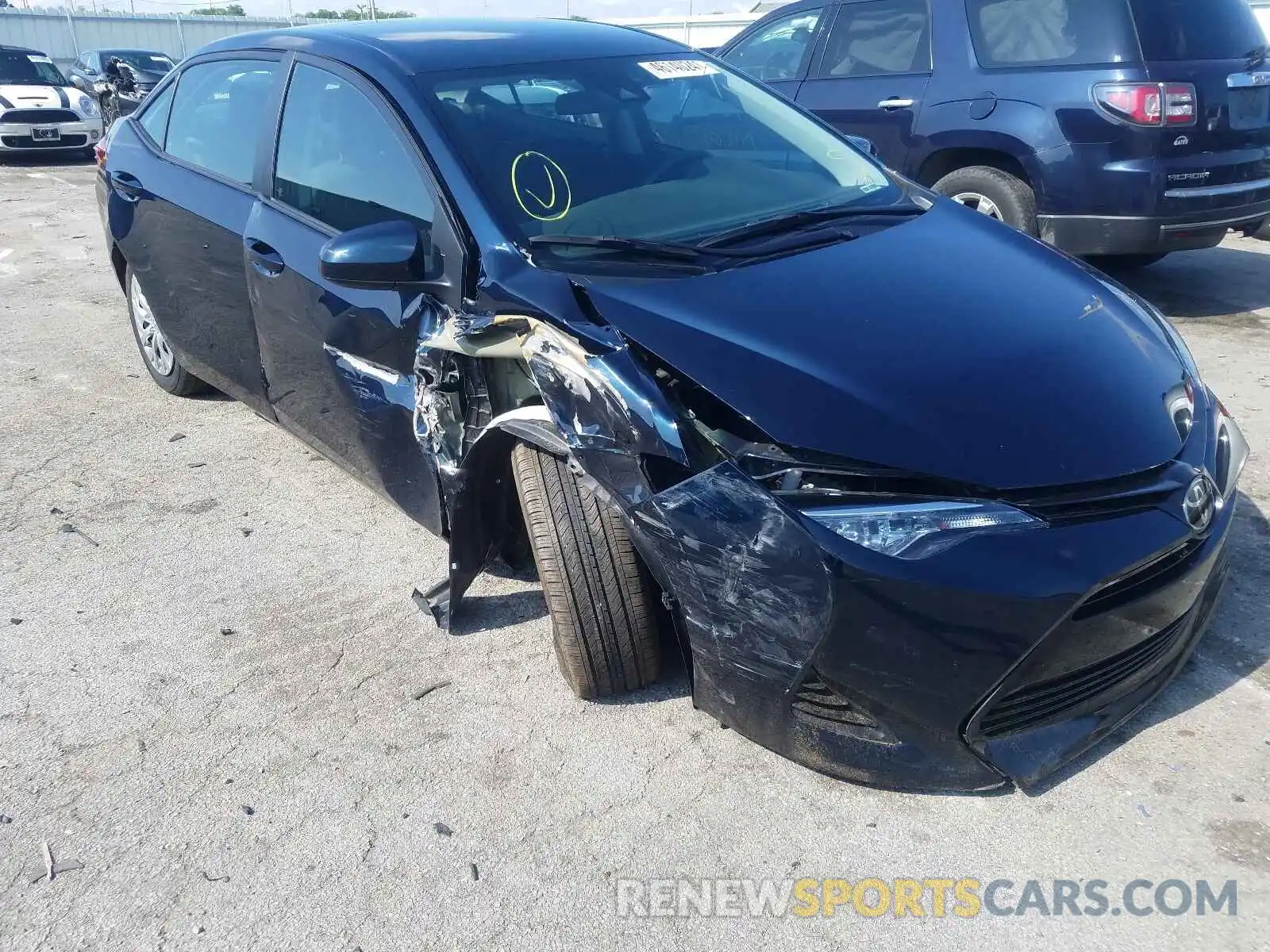 9 Photograph of a damaged car 2T1BURHE3KC205130 TOYOTA COROLLA 2019