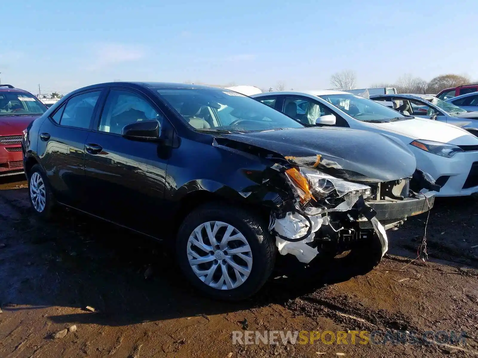 1 Photograph of a damaged car 2T1BURHE3KC205144 TOYOTA COROLLA 2019