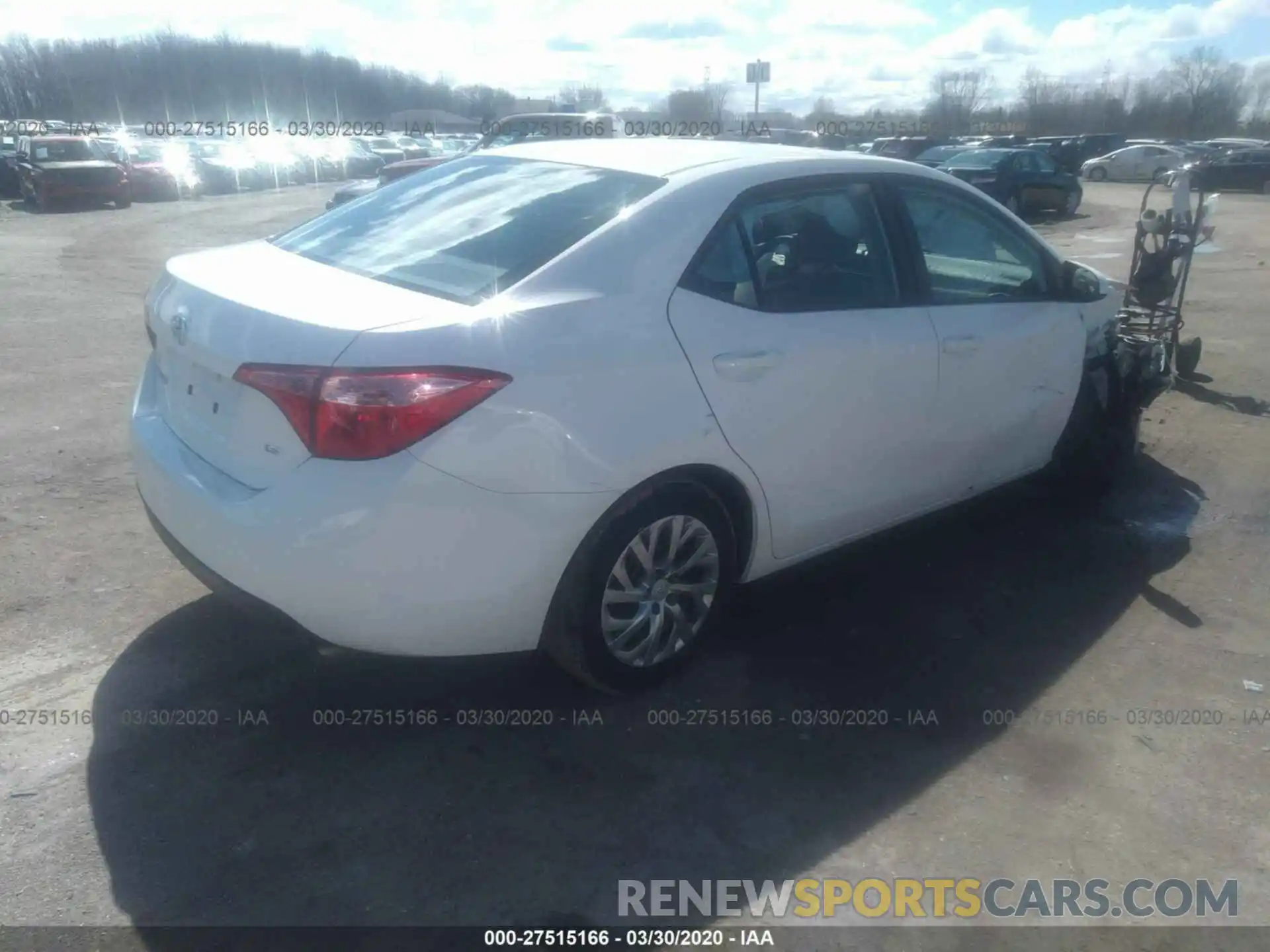 4 Photograph of a damaged car 2T1BURHE3KC205337 TOYOTA COROLLA 2019