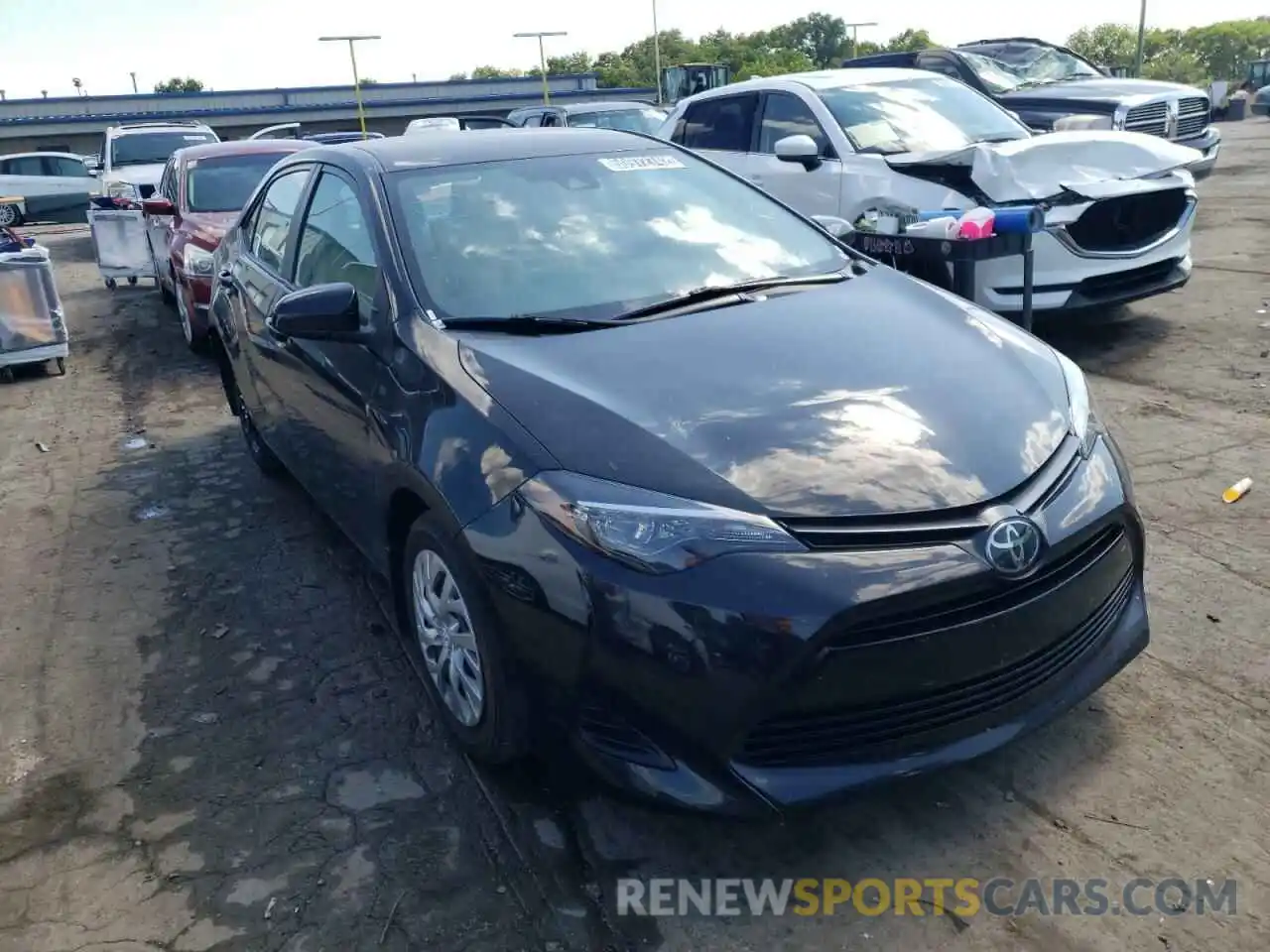 1 Photograph of a damaged car 2T1BURHE3KC205399 TOYOTA COROLLA 2019