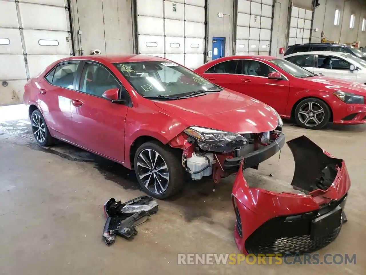 1 Photograph of a damaged car 2T1BURHE3KC205421 TOYOTA COROLLA 2019