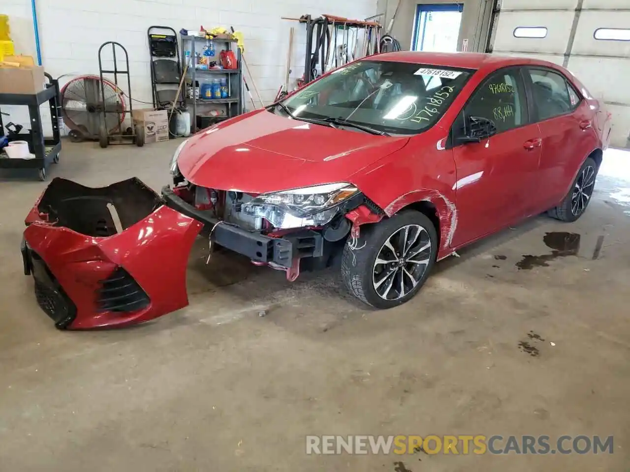 2 Photograph of a damaged car 2T1BURHE3KC205421 TOYOTA COROLLA 2019