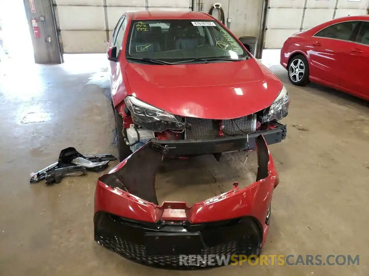 9 Photograph of a damaged car 2T1BURHE3KC205421 TOYOTA COROLLA 2019