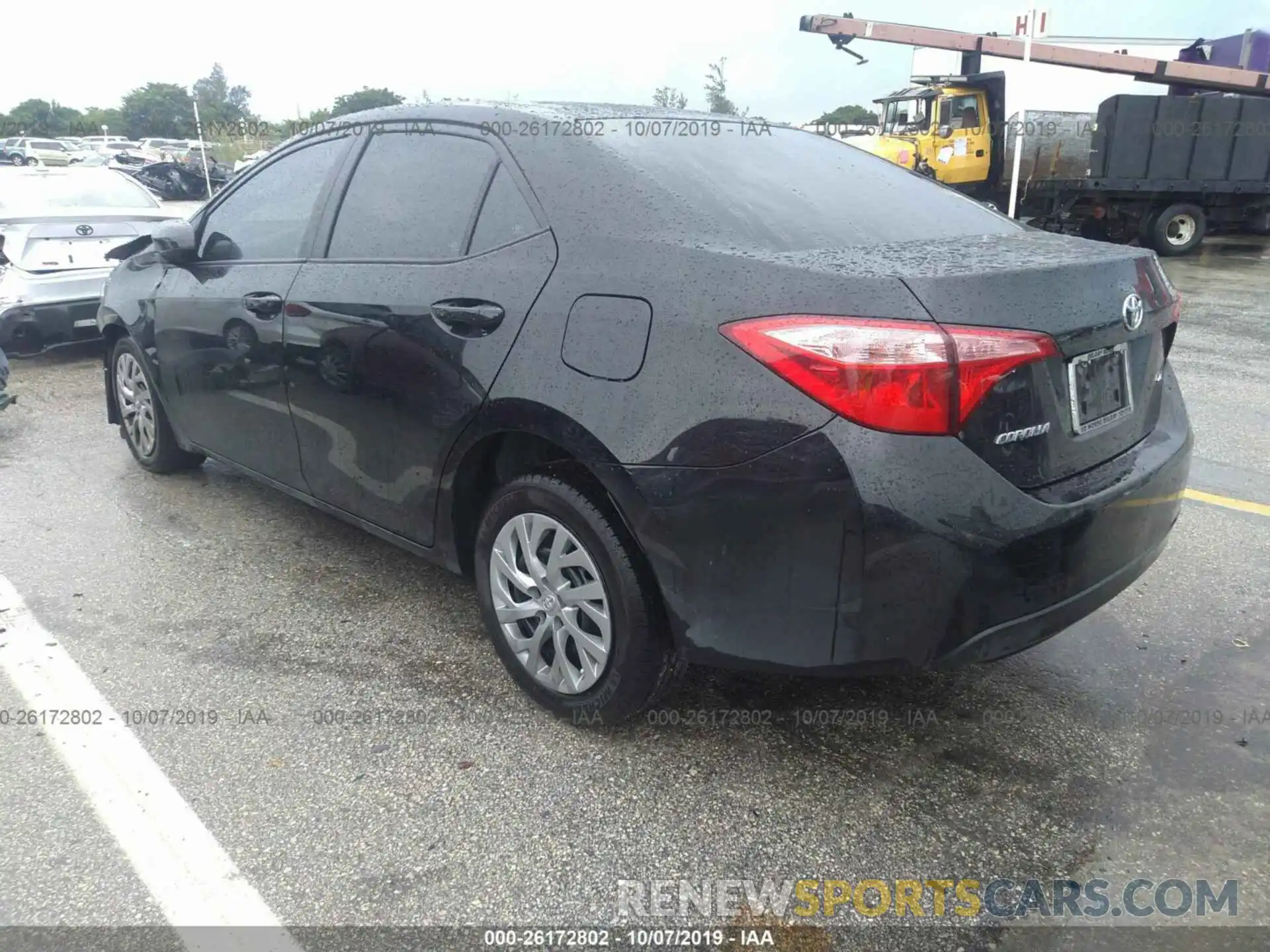 3 Photograph of a damaged car 2T1BURHE3KC206374 TOYOTA COROLLA 2019