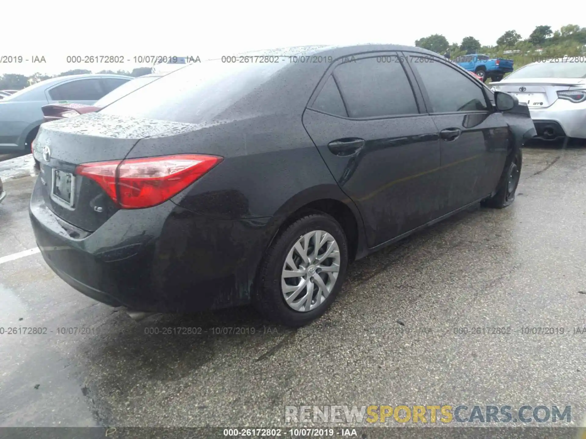 4 Photograph of a damaged car 2T1BURHE3KC206374 TOYOTA COROLLA 2019