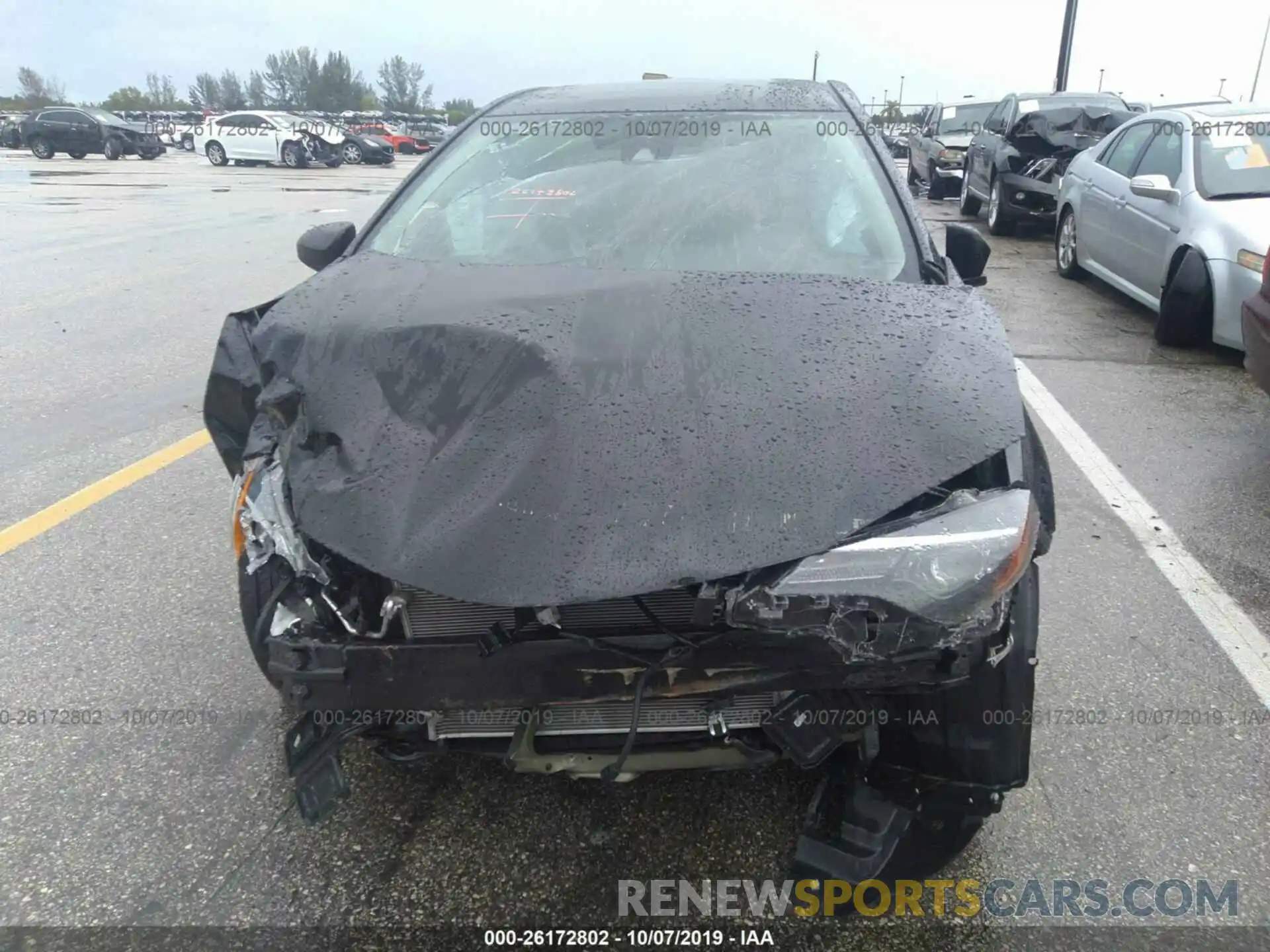 6 Photograph of a damaged car 2T1BURHE3KC206374 TOYOTA COROLLA 2019