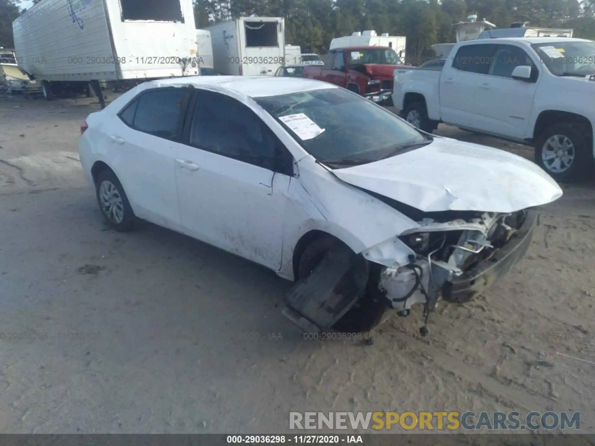 1 Photograph of a damaged car 2T1BURHE3KC206875 TOYOTA COROLLA 2019