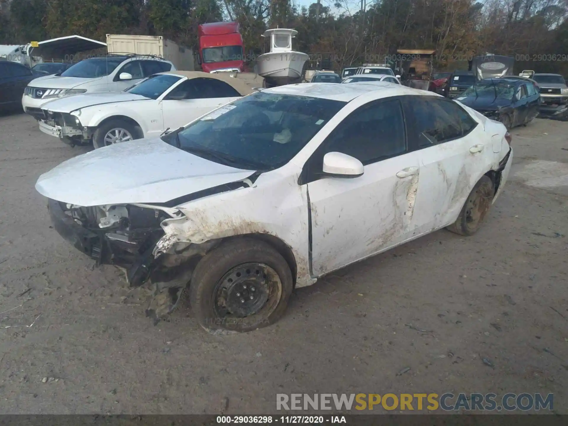 2 Photograph of a damaged car 2T1BURHE3KC206875 TOYOTA COROLLA 2019