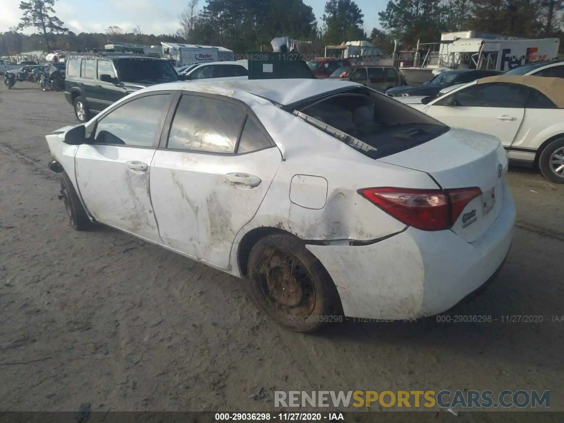 3 Photograph of a damaged car 2T1BURHE3KC206875 TOYOTA COROLLA 2019