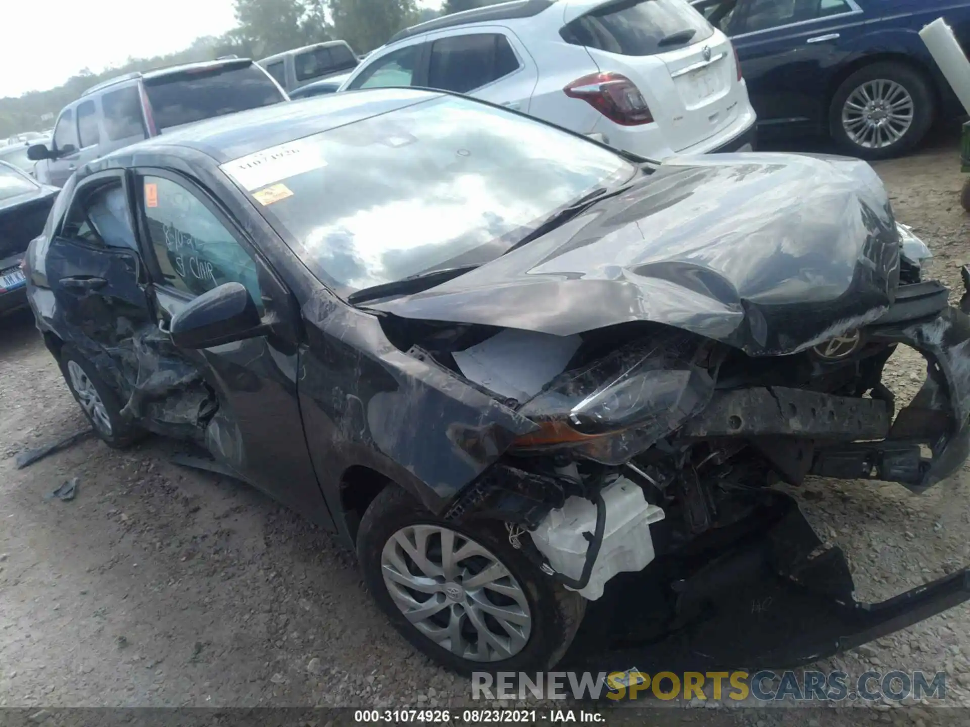 1 Photograph of a damaged car 2T1BURHE3KC207380 TOYOTA COROLLA 2019