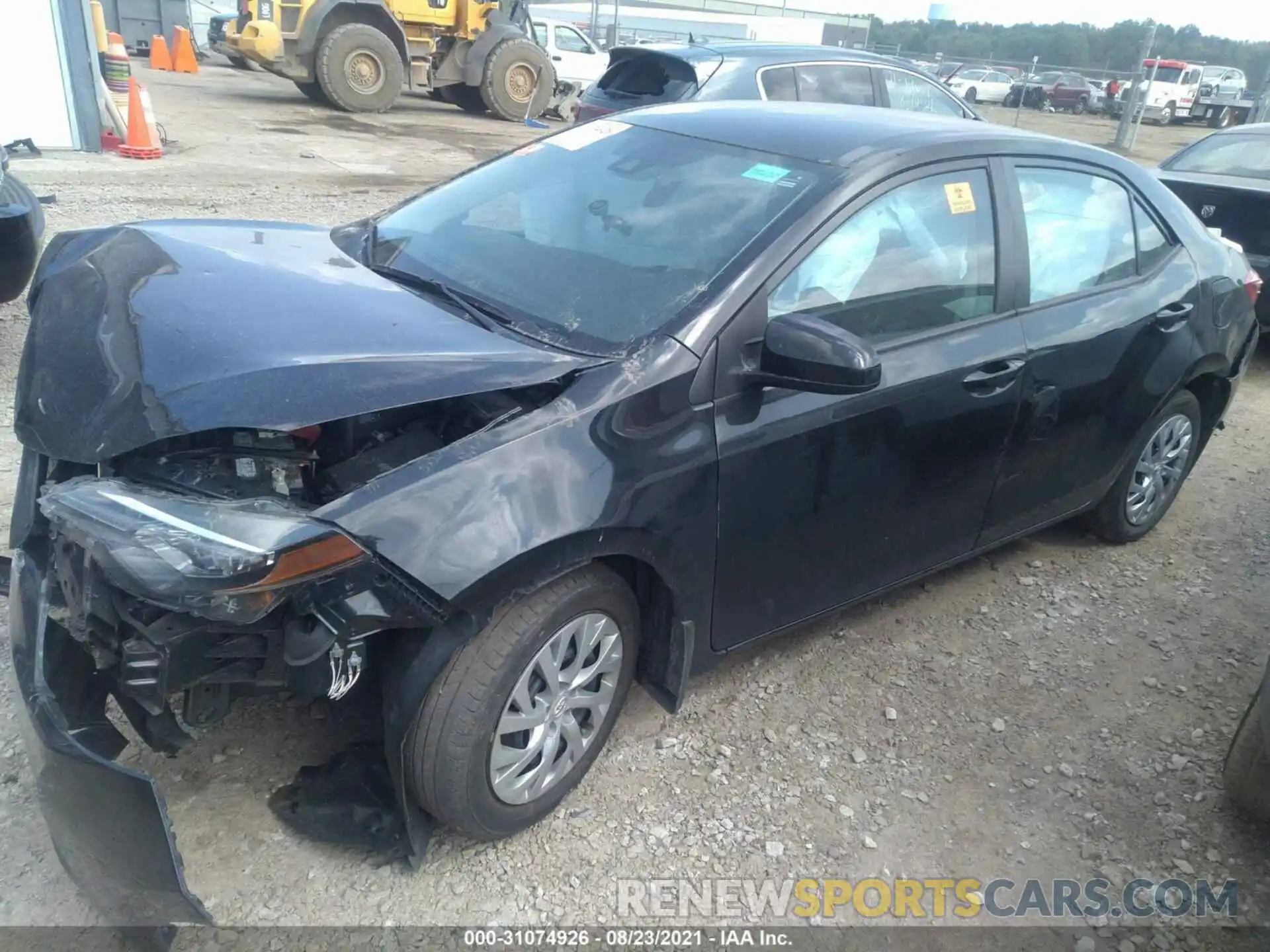 2 Photograph of a damaged car 2T1BURHE3KC207380 TOYOTA COROLLA 2019