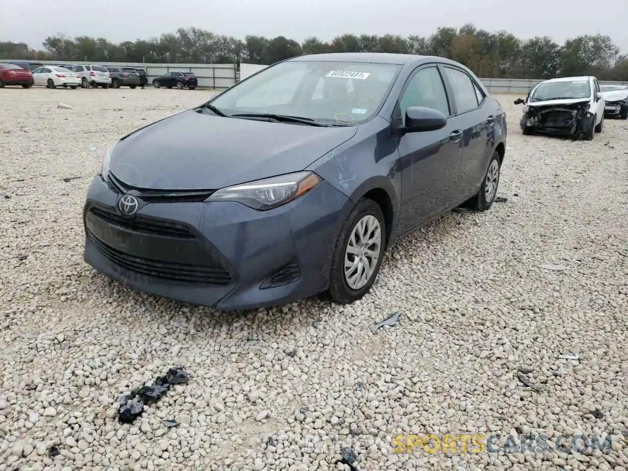 2 Photograph of a damaged car 2T1BURHE3KC207556 TOYOTA COROLLA 2019