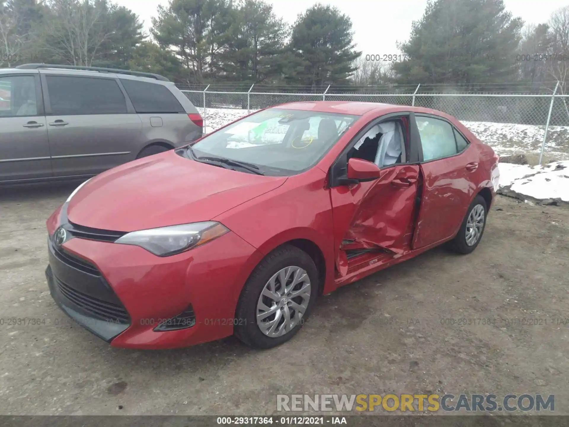 2 Photograph of a damaged car 2T1BURHE3KC208187 TOYOTA COROLLA 2019