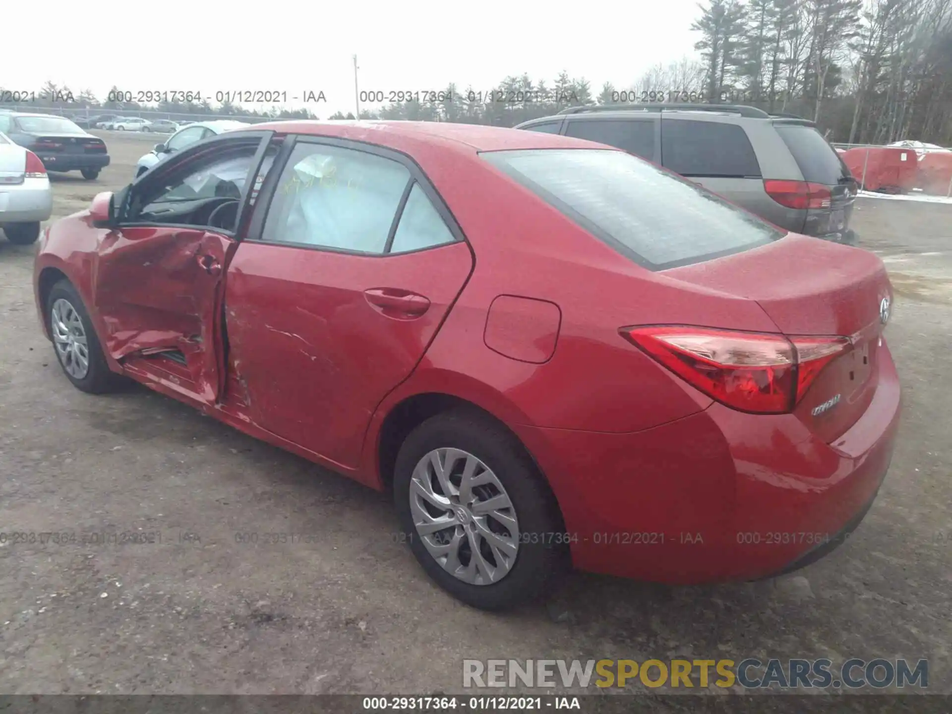 3 Photograph of a damaged car 2T1BURHE3KC208187 TOYOTA COROLLA 2019