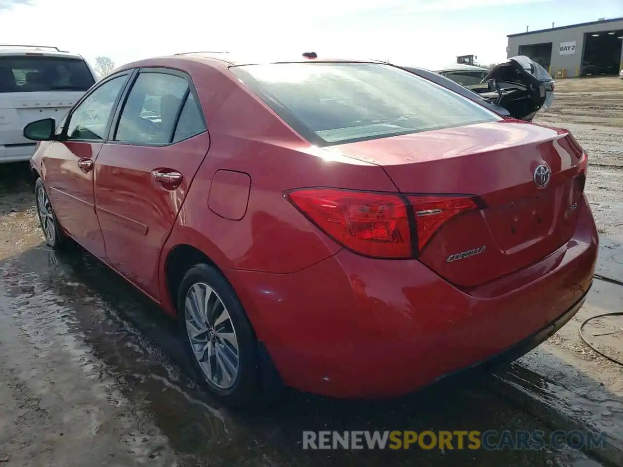 3 Photograph of a damaged car 2T1BURHE3KC208237 TOYOTA COROLLA 2019