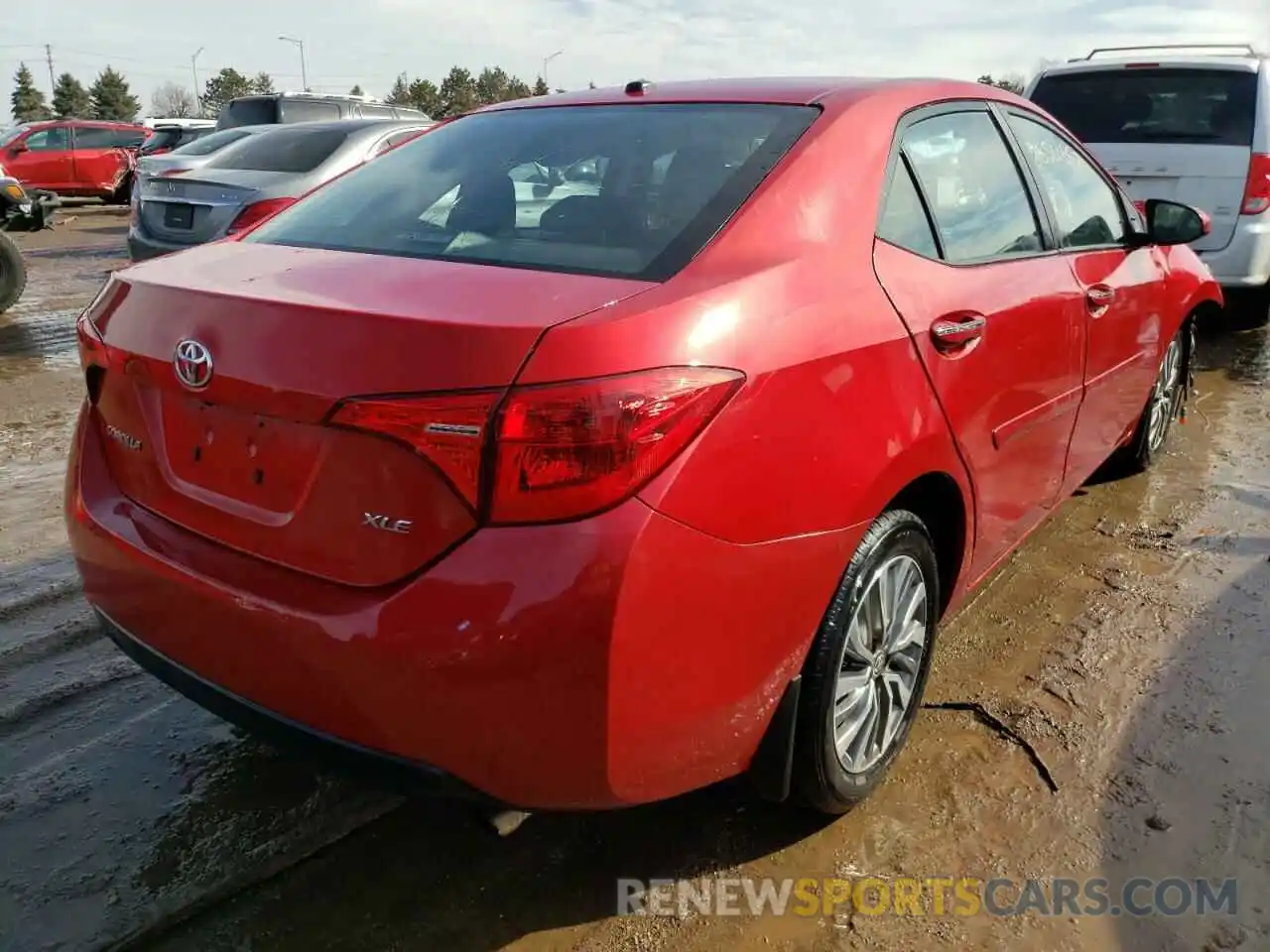 4 Photograph of a damaged car 2T1BURHE3KC208237 TOYOTA COROLLA 2019