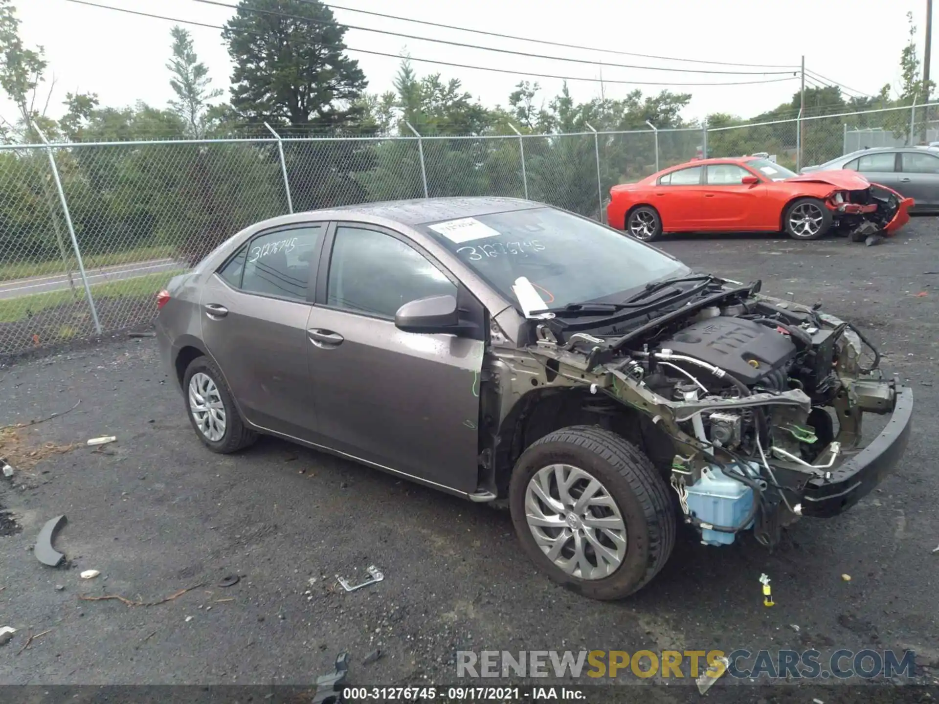 1 Photograph of a damaged car 2T1BURHE3KC208254 TOYOTA COROLLA 2019