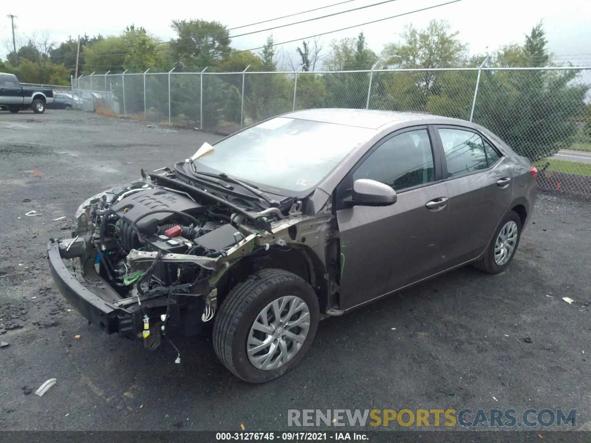 2 Photograph of a damaged car 2T1BURHE3KC208254 TOYOTA COROLLA 2019