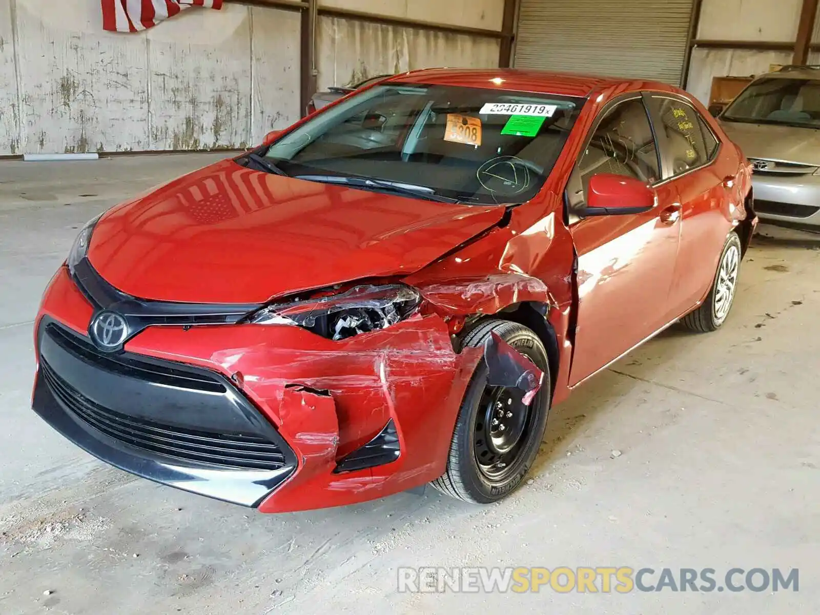 2 Photograph of a damaged car 2T1BURHE3KC208741 TOYOTA COROLLA 2019