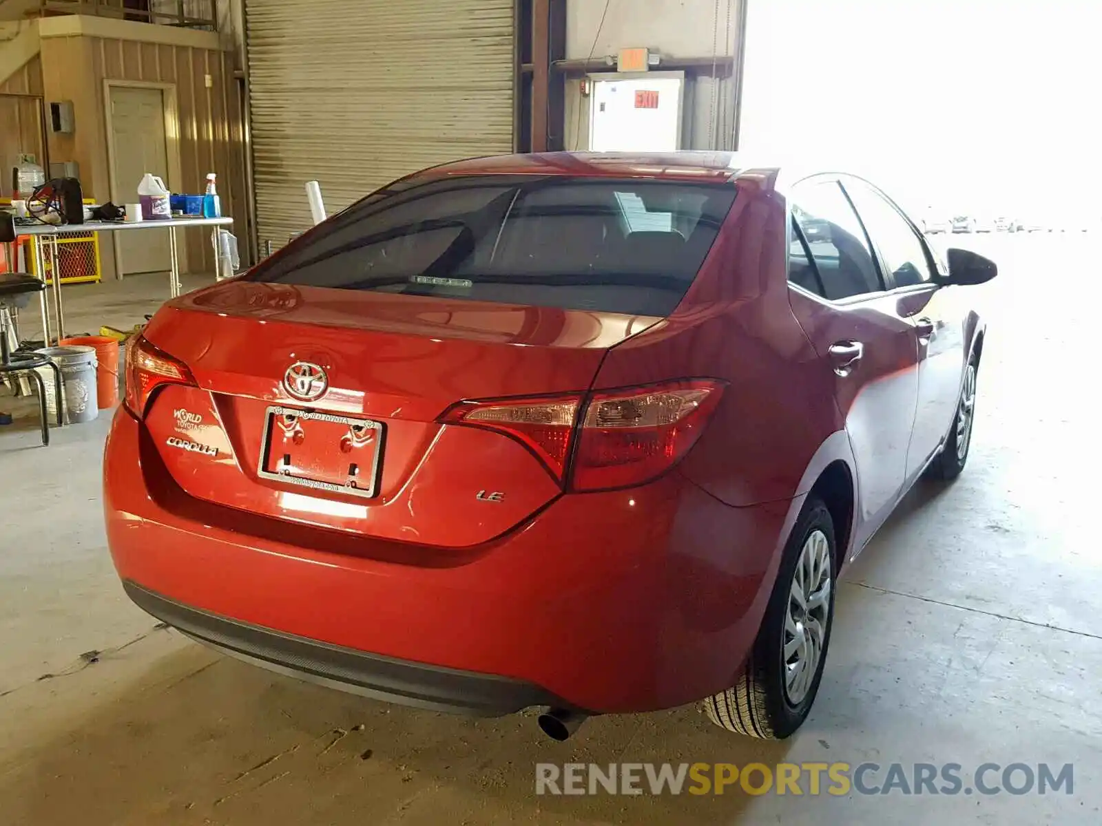 4 Photograph of a damaged car 2T1BURHE3KC208741 TOYOTA COROLLA 2019