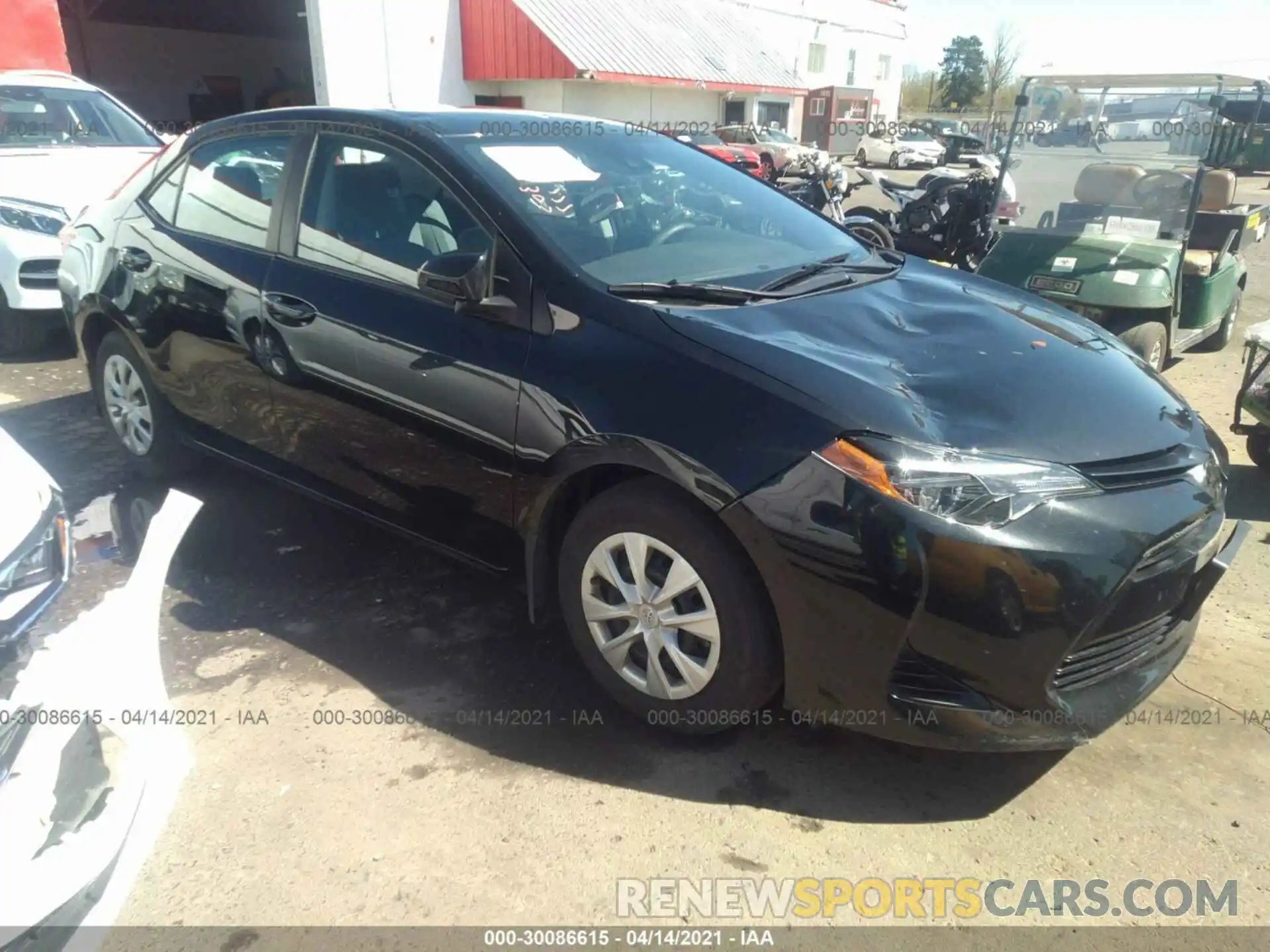 1 Photograph of a damaged car 2T1BURHE3KC209467 TOYOTA COROLLA 2019