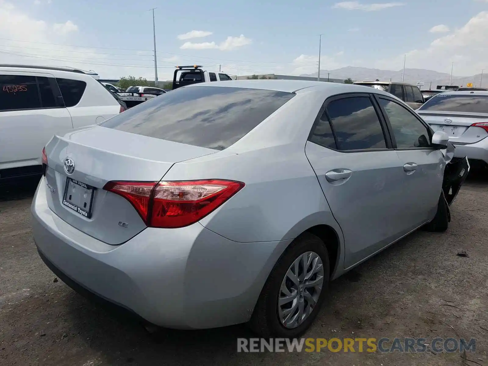 4 Photograph of a damaged car 2T1BURHE3KC210229 TOYOTA COROLLA 2019