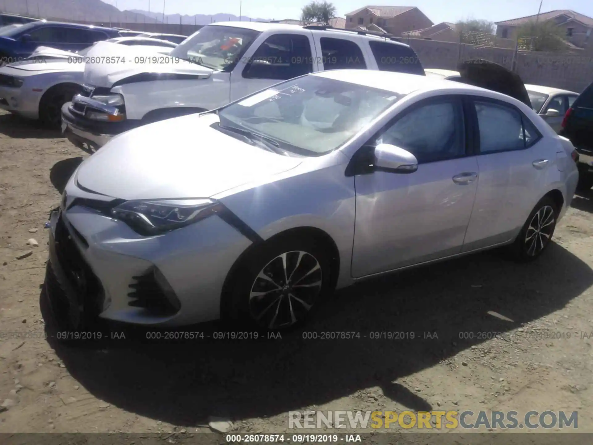 2 Photograph of a damaged car 2T1BURHE3KC210313 TOYOTA COROLLA 2019