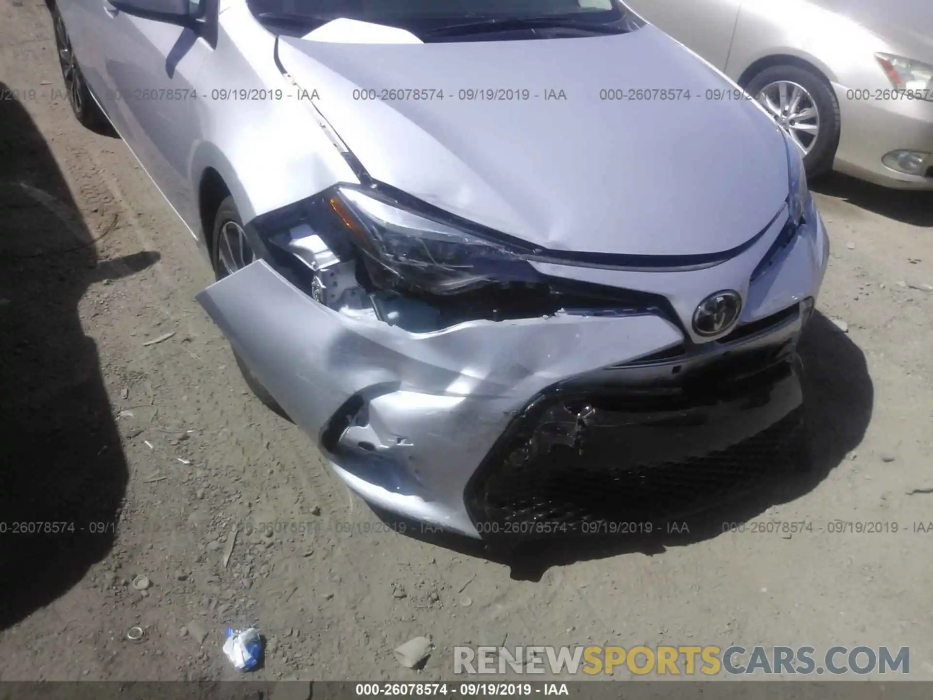 6 Photograph of a damaged car 2T1BURHE3KC210313 TOYOTA COROLLA 2019