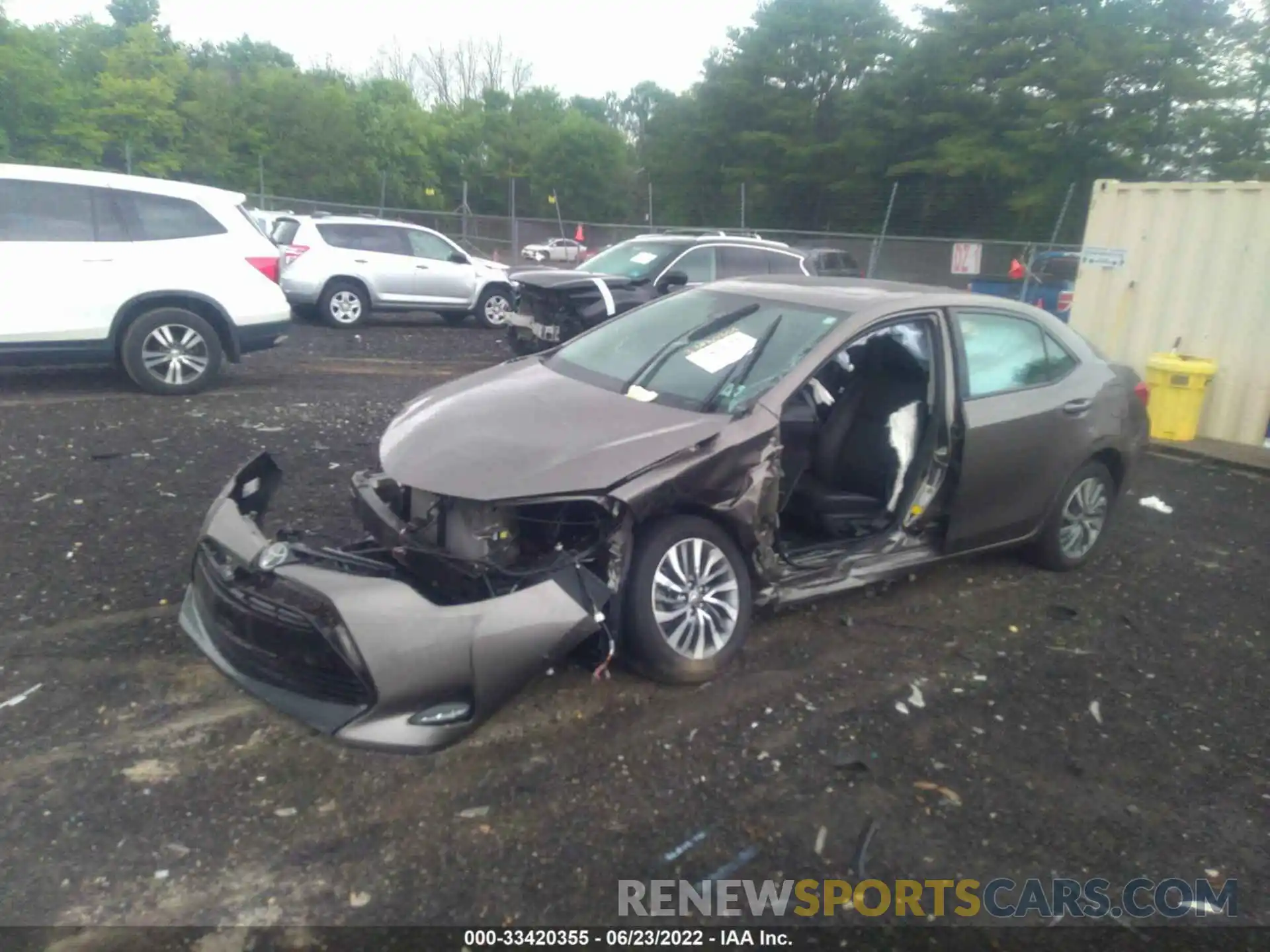 2 Photograph of a damaged car 2T1BURHE3KC210439 TOYOTA COROLLA 2019