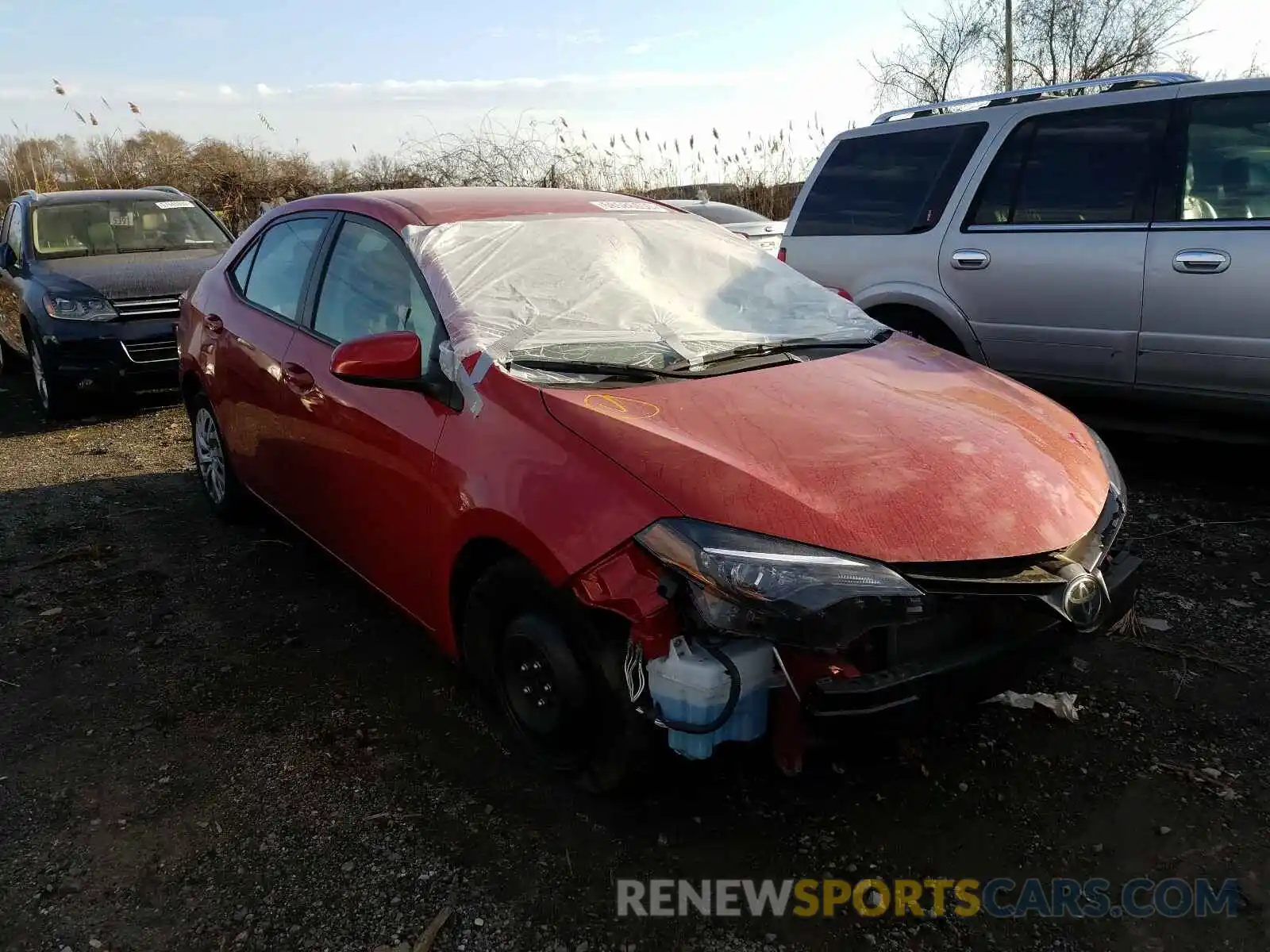 1 Photograph of a damaged car 2T1BURHE3KC210456 TOYOTA COROLLA 2019