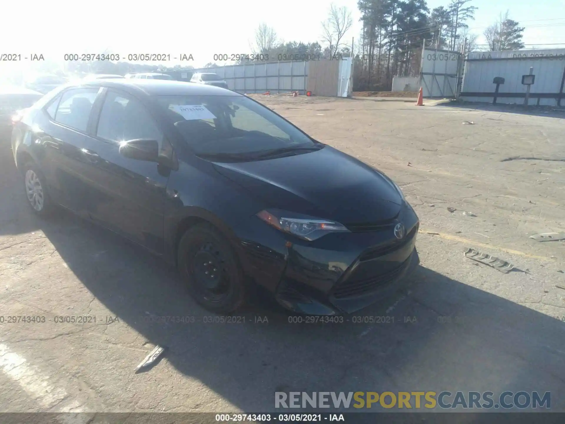 1 Photograph of a damaged car 2T1BURHE3KC210831 TOYOTA COROLLA 2019