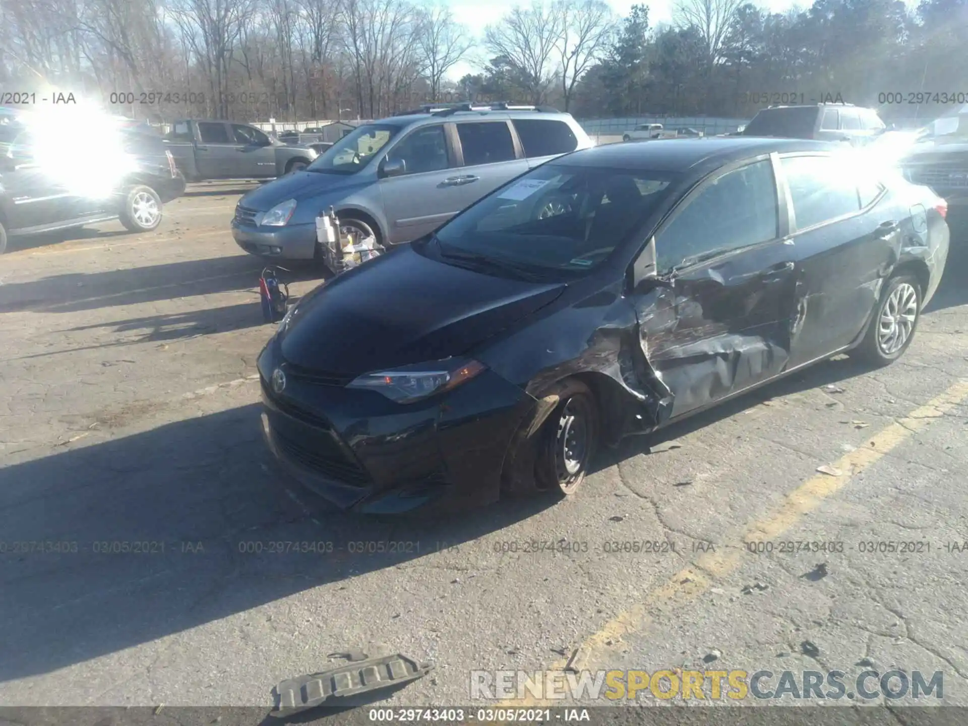 2 Photograph of a damaged car 2T1BURHE3KC210831 TOYOTA COROLLA 2019