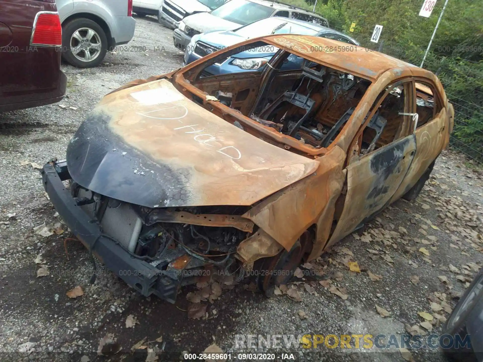 2 Photograph of a damaged car 2T1BURHE3KC210912 TOYOTA COROLLA 2019