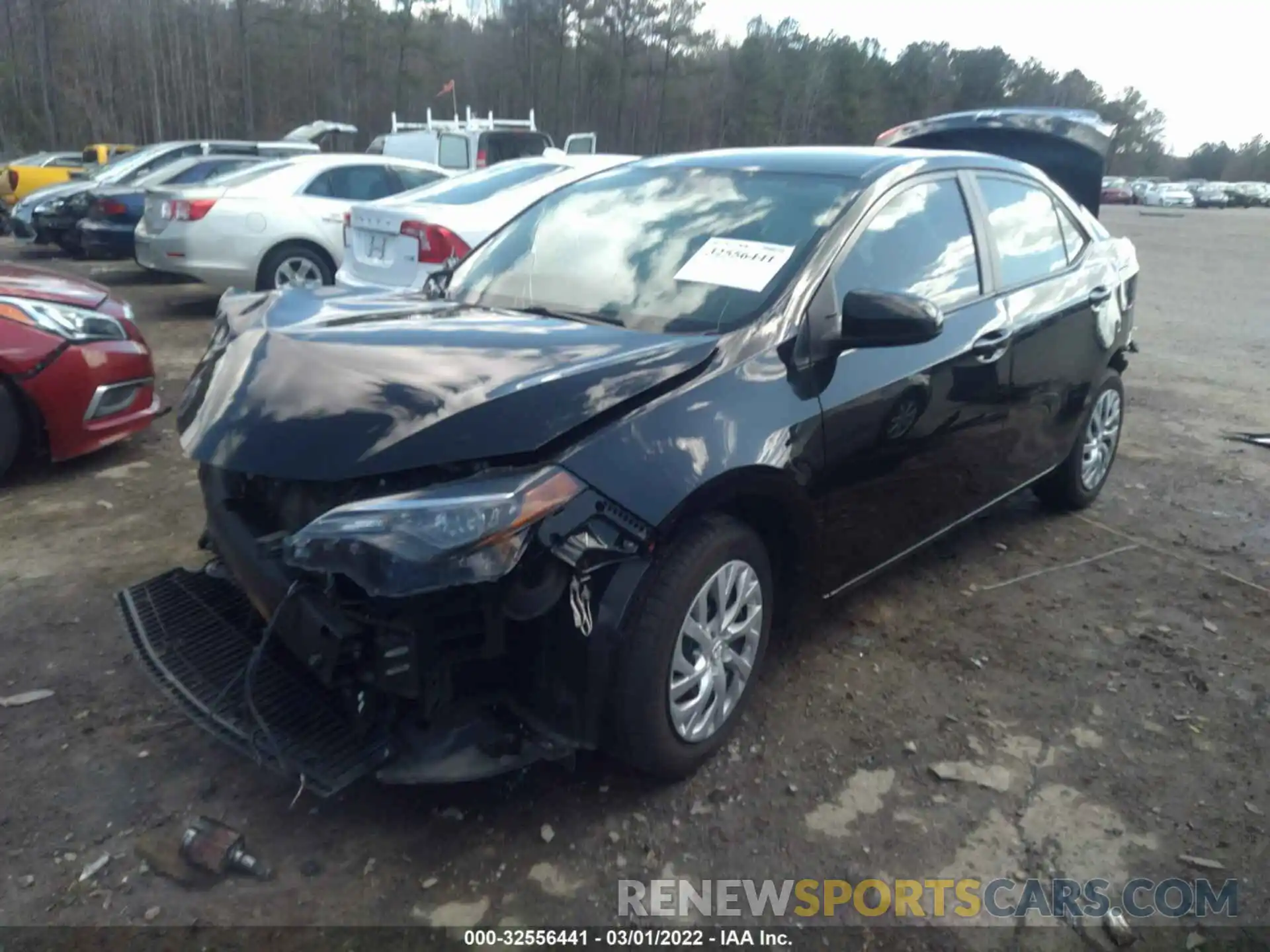 2 Photograph of a damaged car 2T1BURHE3KC210957 TOYOTA COROLLA 2019