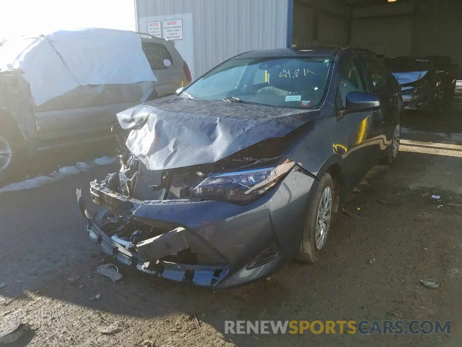 2 Photograph of a damaged car 2T1BURHE3KC211140 TOYOTA COROLLA 2019