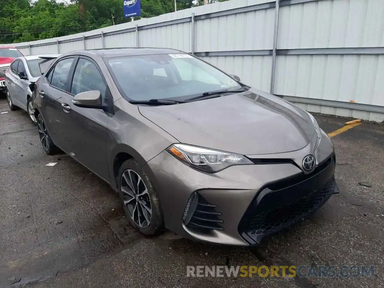 1 Photograph of a damaged car 2T1BURHE3KC211896 TOYOTA COROLLA 2019