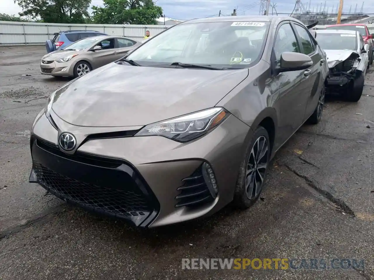 2 Photograph of a damaged car 2T1BURHE3KC211896 TOYOTA COROLLA 2019