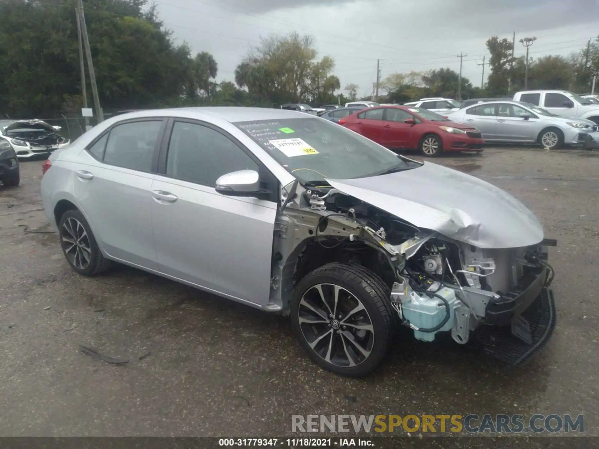 1 Photograph of a damaged car 2T1BURHE3KC211932 TOYOTA COROLLA 2019