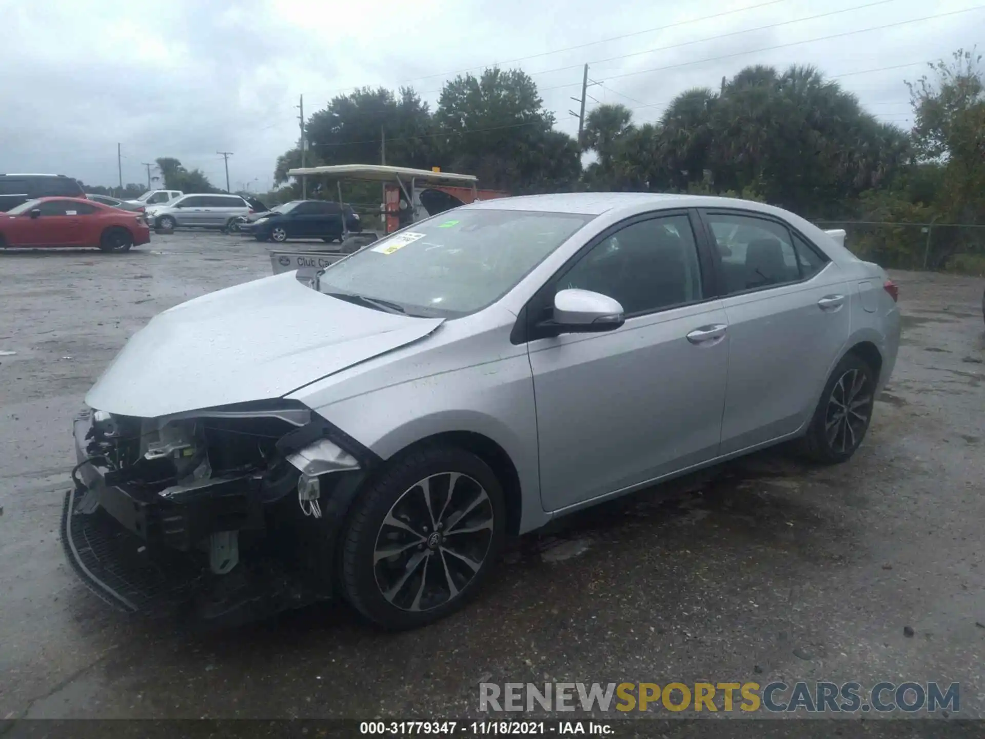 2 Photograph of a damaged car 2T1BURHE3KC211932 TOYOTA COROLLA 2019