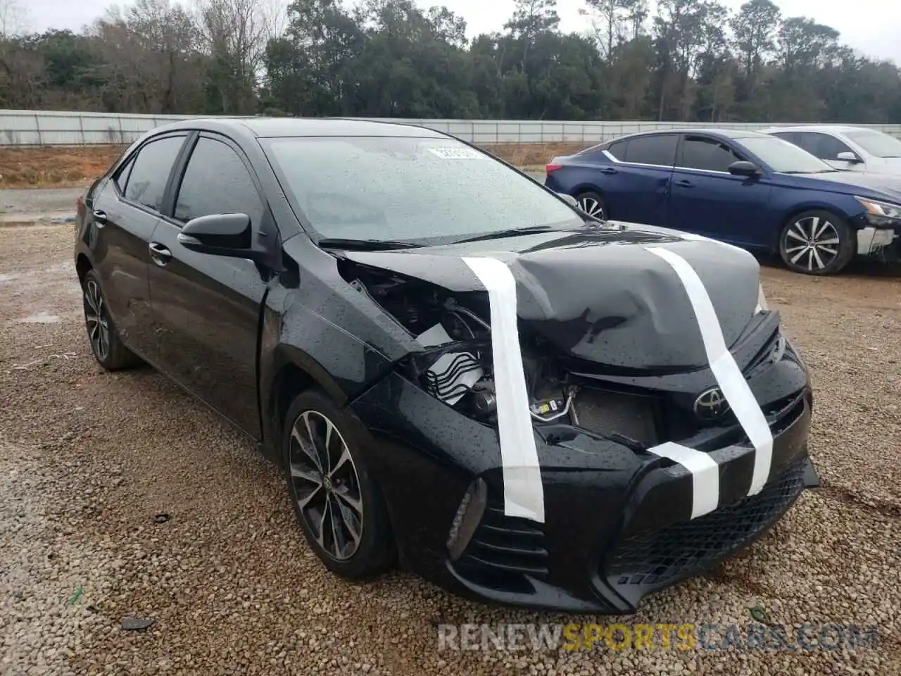 1 Photograph of a damaged car 2T1BURHE3KC212434 TOYOTA COROLLA 2019