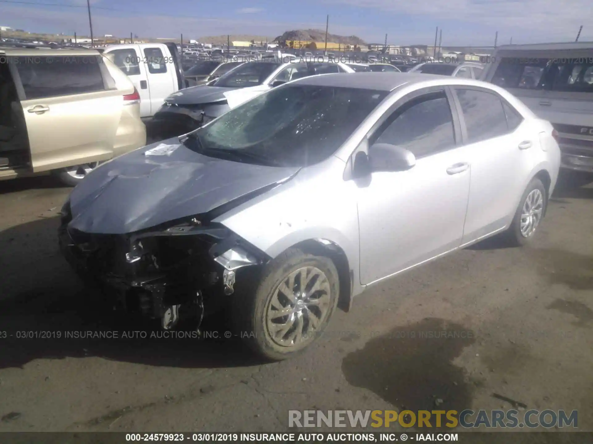 2 Photograph of a damaged car 2T1BURHE3KC212479 TOYOTA COROLLA 2019