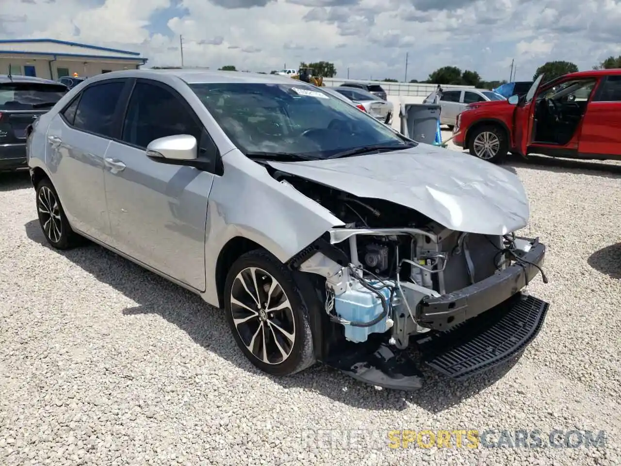 1 Photograph of a damaged car 2T1BURHE3KC213258 TOYOTA COROLLA 2019