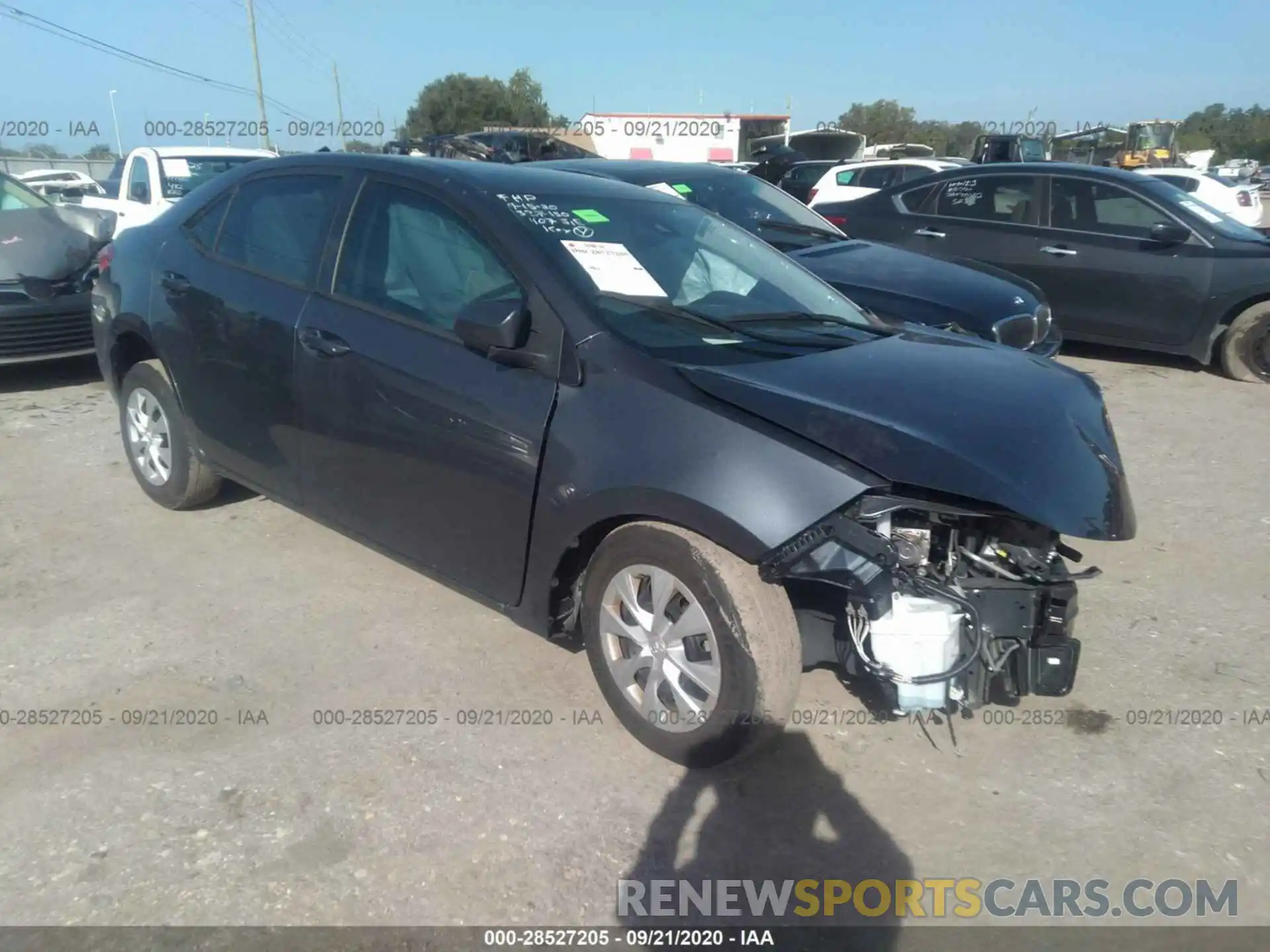 1 Photograph of a damaged car 2T1BURHE3KC213423 TOYOTA COROLLA 2019