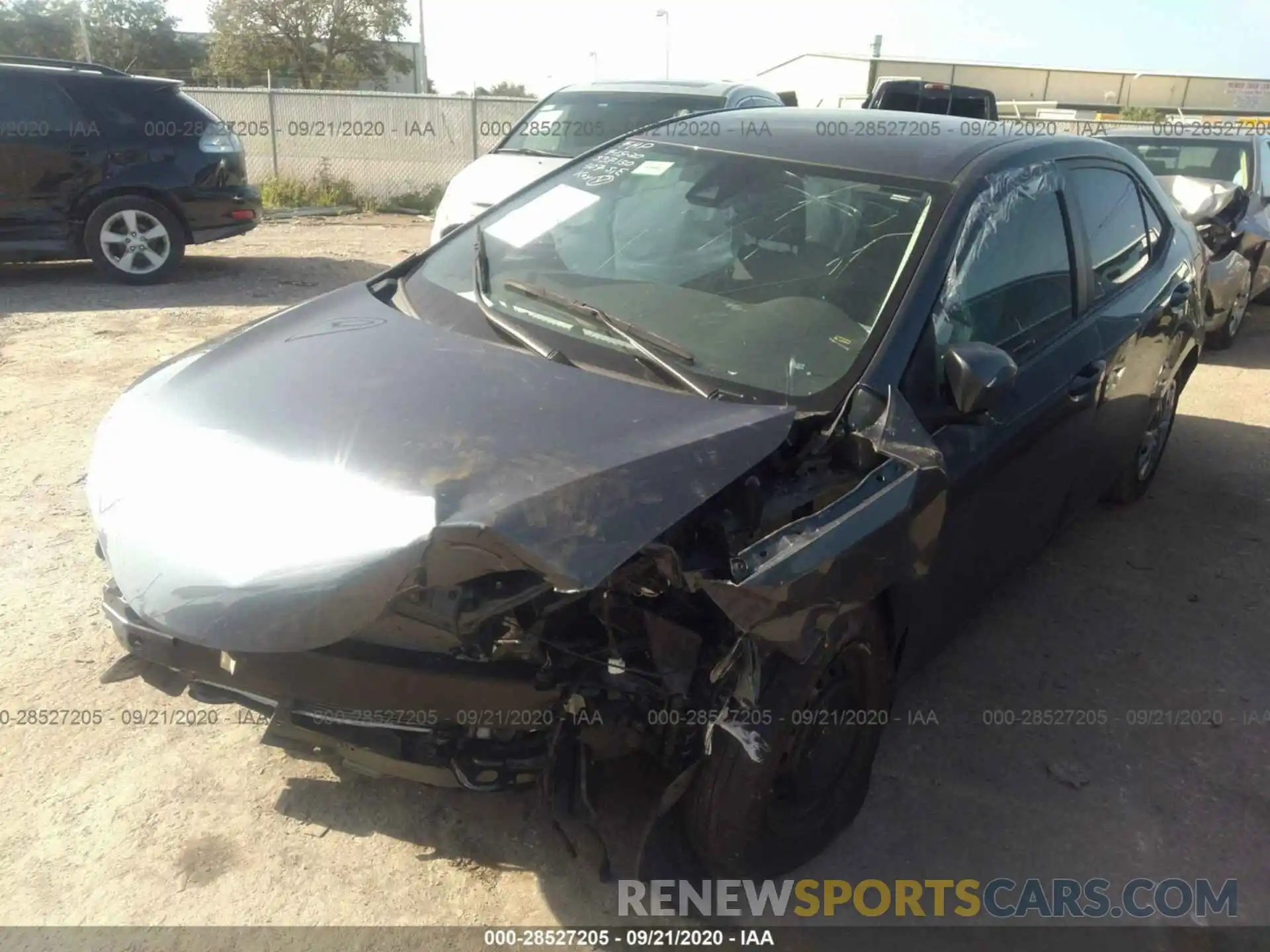 2 Photograph of a damaged car 2T1BURHE3KC213423 TOYOTA COROLLA 2019