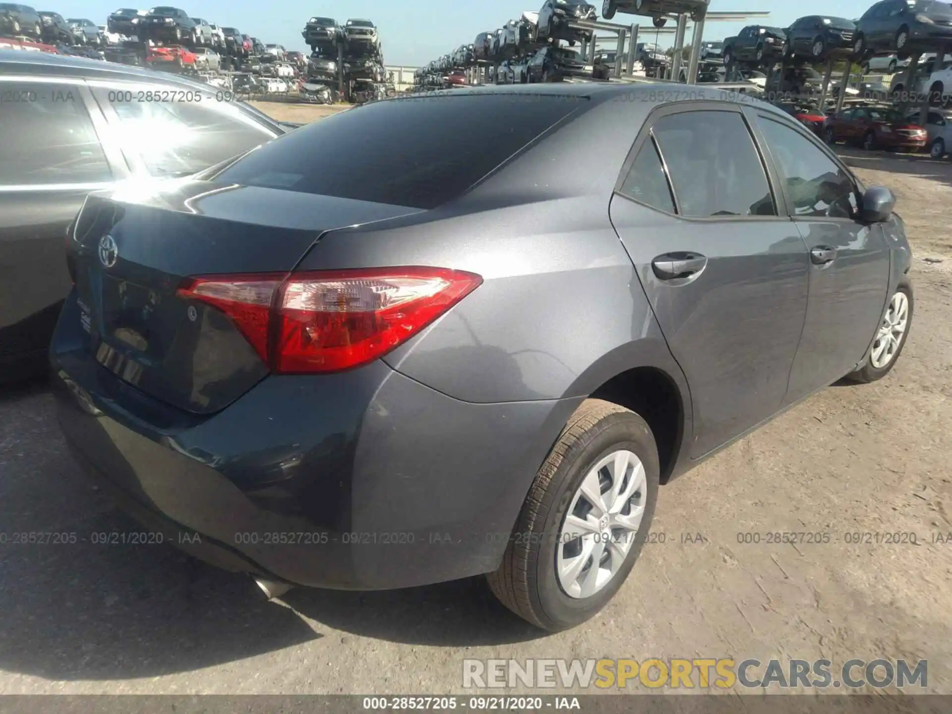 4 Photograph of a damaged car 2T1BURHE3KC213423 TOYOTA COROLLA 2019